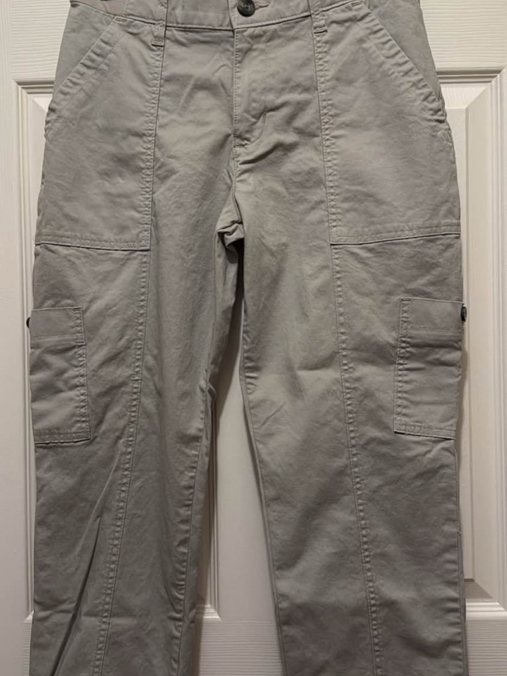 Lee Men's Light Gray Cargo Pants
